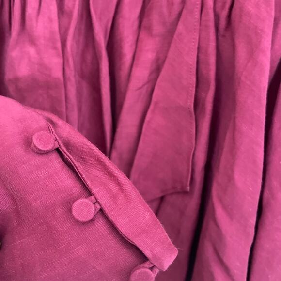 Aje Deep Red Blouse - Picture 5 of 10